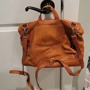Marie Turnor Leather Backpack Marie Turnor The Nouveau BackPack - Pebble Camel | Garmentory main image 2
